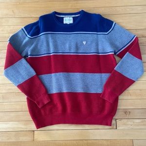 Guess sweater cotton/wool/viscose blend.